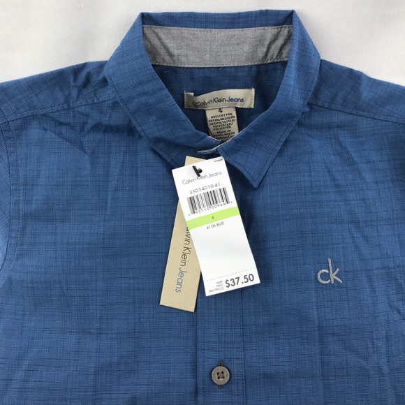 NWT Calvin Klein Toddler size 4 Button Up - Picture 2 of 7